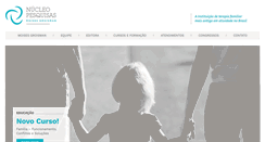 Desktop Screenshot of nucleopesquisas.com.br